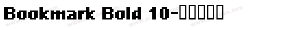 Bookmark Bold 10字体转换